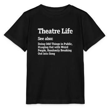 théâtre - T-shirt bio MINI CREATOR Stanley/Stella Enfant - noir - Devant - Mikhail (115cm)