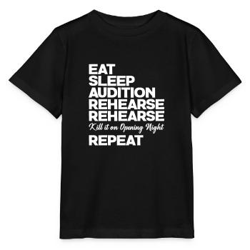 théâtre - T-shirt bio MINI CREATOR Stanley/Stella Enfant - noir - Devant - Mikhail (115cm)