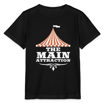 Zirkus - Stanley/Stella Kinder T-Shirt MINI CREATOR  - Schwarz - Vorne - Mikhail (115cm)