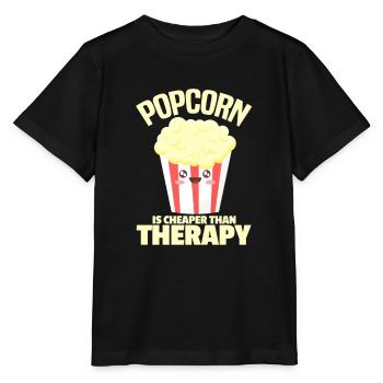 Popcorn - T-shirt bio MINI CREATOR Stanley/Stella Enfant - noir - Devant - Mikhail (115cm)