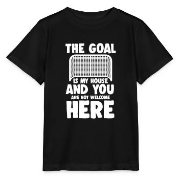 Hockey goalie - Stanley/Stella MINI CREATOR Kids’ T-Shirt - black - Front - Mikhail (115cm)