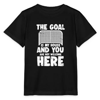 Hockey Goalie Ice Hockey Hockey Goalie Gift - Stanley/Stella MINI CREATOR Kids’ T-Shirt - black - Front - Mikhail (115cm)