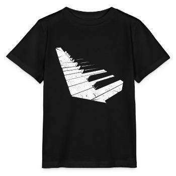 Piano Piano Pianist Pianist Music Gift - Stanley/Stella MINI CREATOR Kids’ T-Shirt - black - Front - Mikhail (115cm)