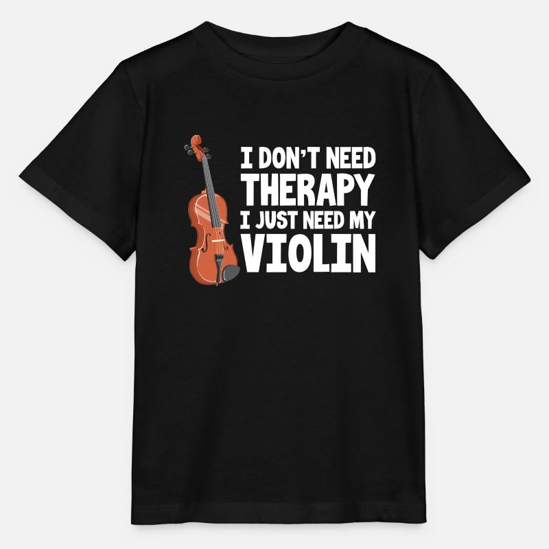 Violine - Stanley/Stella Kinder T-Shirt MINI CREATOR - Schwarz