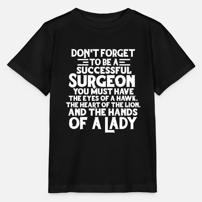 chirurgien - T-shirt bio MINI CREATOR Stanley/Stella Enfant - noir