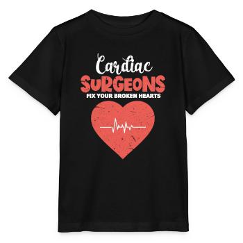 Chirurgien cardiaque Chirurgien cardiaque - T-shirt bio MINI CREATOR Stanley/Stella Enfant - noir - Devant - Mikhail (115cm)