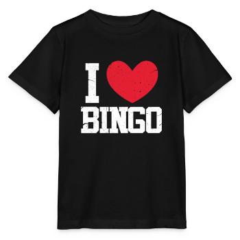 Bingo - Stanley/Stella Kinder T-Shirt MINI CREATOR  - Schwarz - Vorne - Mikhail (115cm)