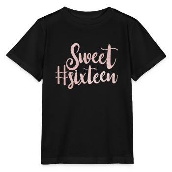Sweet Sixteen - Stanley/Stella Kinder T-Shirt MINI CREATOR  - Schwarz - Vorne - Mikhail (115cm)