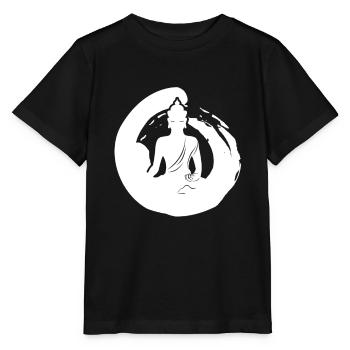 Buddha Zen - Stanley/Stella Kinder T-Shirt MINI CREATOR  - Schwarz - Vorne - Mikhail (115cm)