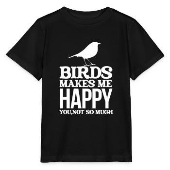 Vögel - Stanley/Stella Kinder T-Shirt MINI CREATOR  - Schwarz - Vorne - Mikhail (115cm)