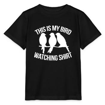 Observation des oiseaux Birdwatcher Bird Birds - T-shirt bio MINI CREATOR Stanley/Stella Enfant - noir - Devant - Mikhail (115cm)