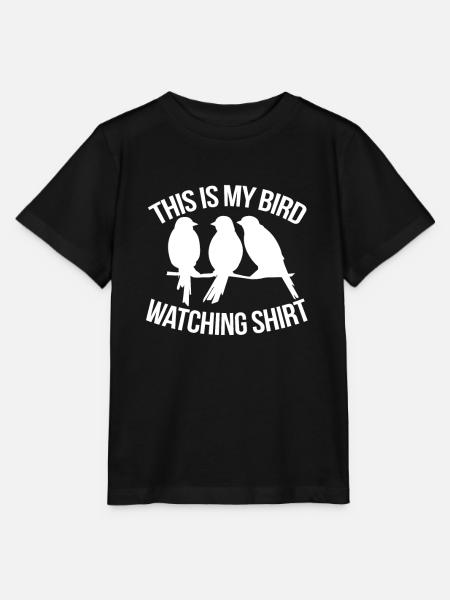 Birdwatching Birdwatcher Bird Birds - Stanley/Stella Kinder-T-shirt MINI CREATOR  - zwart