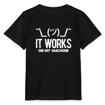 programmer - Stanley/Stella MINI CREATOR Kids’ T-Shirt - black - Front - Mikhail (115cm)