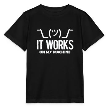 Programmierer Programmieren Coder Code Geschenk - Stanley/Stella Kinder T-Shirt MINI CREATOR  - Schwarz - Vorne - Mikhail (115cm)
