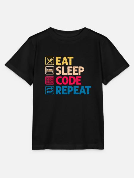 Programmierer - Stanley/Stella Kinder T-Shirt MINI CREATOR  - Schwarz
