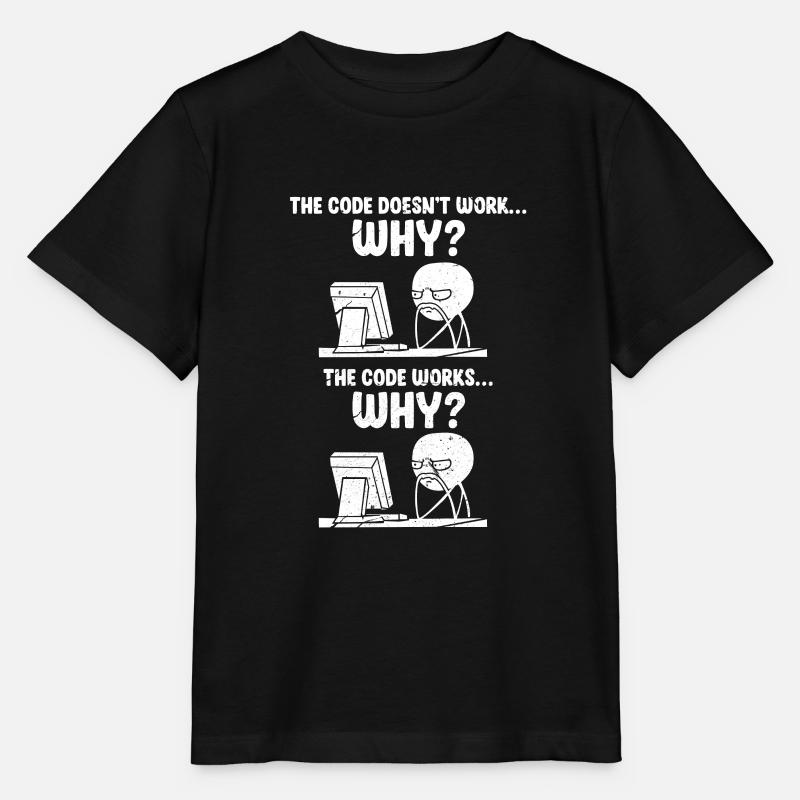Programmierer - Stanley/Stella Kinder T-Shirt MINI CREATOR  - Schwarz