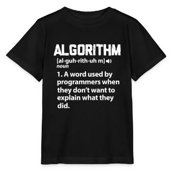 programmer - Stanley/Stella MINI CREATOR Kids’ T-Shirt - black - Front - Mikhail (115cm)