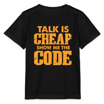 programmeur - T-shirt bio MINI CREATOR Stanley/Stella Enfant - noir - Devant - Mikhail (115cm)