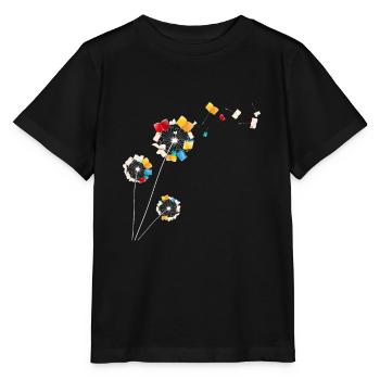 Lesen - Stanley/Stella Kinder T-Shirt MINI CREATOR  - Schwarz - Vorne - Mikhail (115cm)