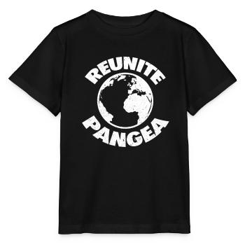 Reunite Pangea Geologie Geografie Geschenk - Stanley/Stella Kinder T-Shirt MINI CREATOR  - Schwarz - Vorne - Mikhail (115cm)