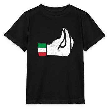 Italian - Stanley/Stella MINI CREATOR Kids’ T-Shirt - black - Front - Mikhail (115cm)