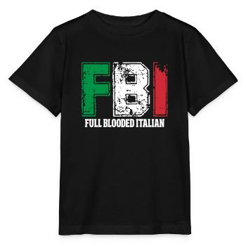 Italian - Stanley/Stella MINI CREATOR Kids’ T-Shirt - black - Front - Mikhail (115cm)