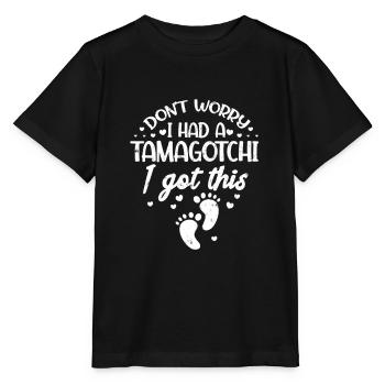 Pregnancy Pregnant Baby Bump Baby Gift - Stanley/Stella MINI CREATOR Kids’ T-Shirt - black - Front - Mikhail (115cm)