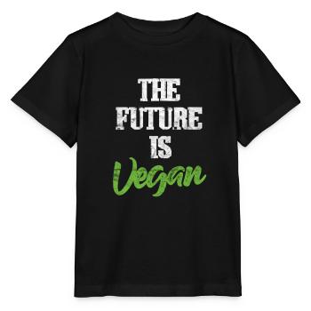 Cadeau de vaganisme vegan vegan vegan - T-shirt bio MINI CREATOR Stanley/Stella Enfant - noir - Devant - Mikhail (115cm)
