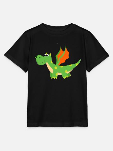 Drache - Stanley/Stella Kinder T-Shirt MINI CREATOR - Schwarz