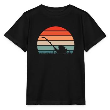 Jardinage Jardinage Tondeuse tondeuse amateur - T-shirt bio MINI CREATOR Stanley/Stella Enfant - noir - Devant - Mikhail (115cm)