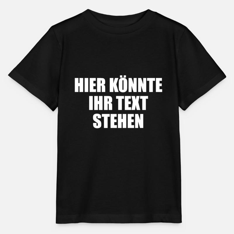 Hier könnte ihr Text Geschenk selber gestalten - Stanley/Stella Kinder T-Shirt MINI CREATOR  - Schwarz