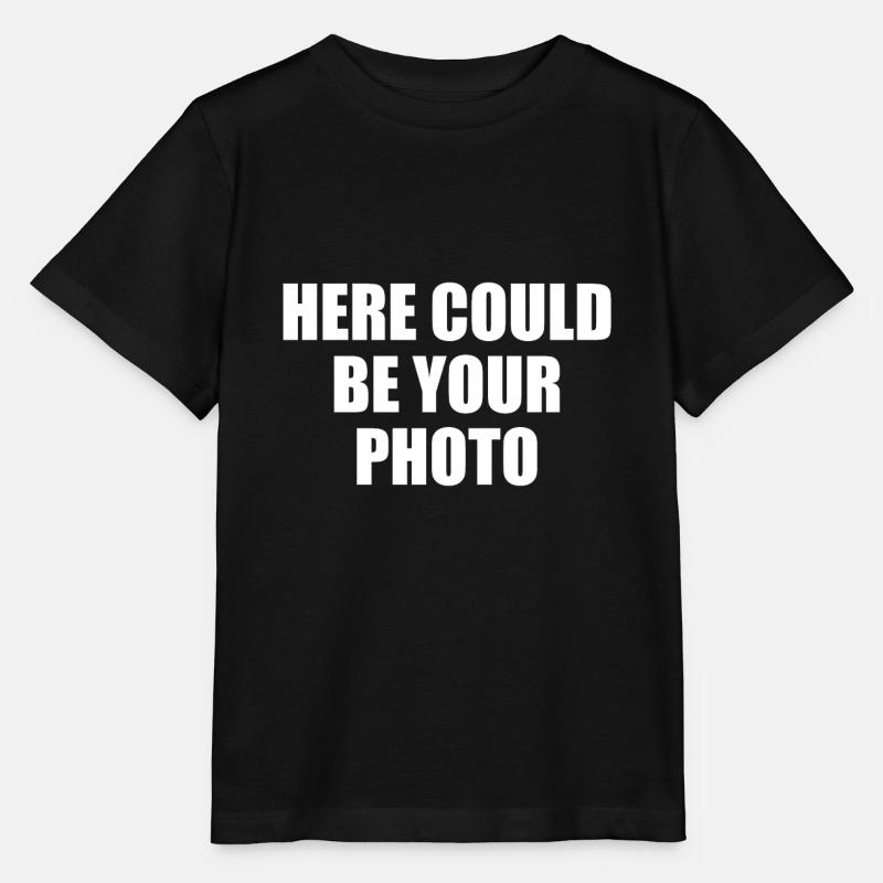 Here could be your photo create gift yourself - Stanley/Stella MINI CREATOR Kids’ T-Shirt - black