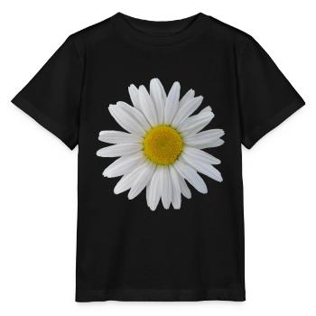 flowering daisies flower, flowers, flowering, floral - Stanley/Stella MINI CREATOR Kids’ T-Shirt - black - Front - Mikhail (115cm)