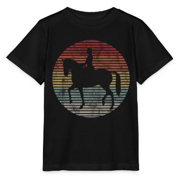 Dressage Riding Dressage Rider Riding Rider Horse - Stanley/Stella MINI CREATOR Kids’ T-Shirt - black - Front - Mikhail (115cm)