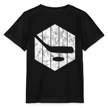 Ice Hockey Ice Hockey Retro Skates Puck Ice - Stanley/Stella MINI CREATOR Kids’ T-Shirt - black - Front - Mikhail (115cm)