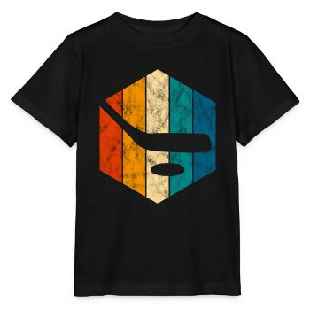 Hockey sur glace de style rétro ou vintage pour les enfants - T-shirt bio MINI CREATOR Stanley/Stella Enfant - noir - Devant - Mikhail (115cm)