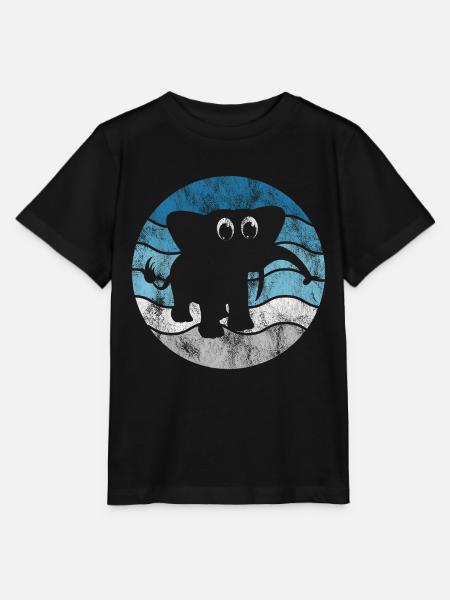 Elefanten Elefant für Kinder - Stanley/Stella Kinder T-Shirt MINI CREATOR  - Schwarz