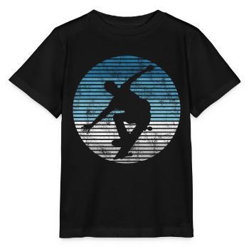 Skateboarder Skateboard Skater Skate Skateing - Stanley/Stella MINI CREATOR Kids’ T-Shirt - black - Front - Mikhail (115cm)
