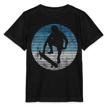 Skateboarder Skateboard Skater Skate Skateing - Stanley/Stella MINI CREATOR Kids’ T-Shirt - black - Front - Mikhail (115cm)