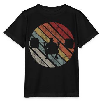 Musculation Bodybuilder GYM Fitnessstudio Retro - T-shirt bio MINI CREATOR Stanley/Stella Enfant - noir - Devant - Mikhail (115cm)
