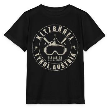 Kitzbühel Austria - Stanley/Stella MINI CREATOR Kids’ T-Shirt - black - Front - Mikhail (115cm)