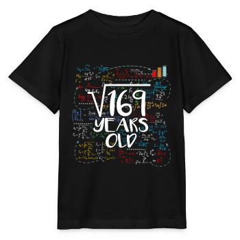 169 Years Old 13 Birthday Bday - Stanley/Stella Kinder T-Shirt MINI CREATOR  - Schwarz - Vorne - Mikhail (115cm)