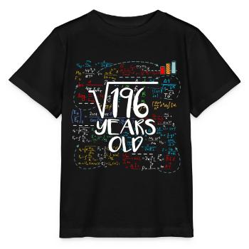 Root 196 years old Children 14th birthday 14 children - Stanley/Stella MINI CREATOR Kids’ T-Shirt - black - Front - Mikhail (115cm)