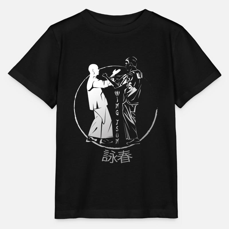 WingTsun Kung Fu - Stanley/Stella Kinder T-Shirt MINI CREATOR  - Schwarz