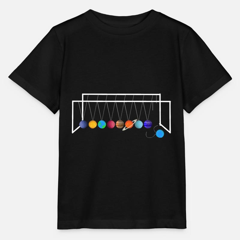 Newton Planet Pendel - Stanley/Stella Kinder T-Shirt MINI CREATOR  - Schwarz