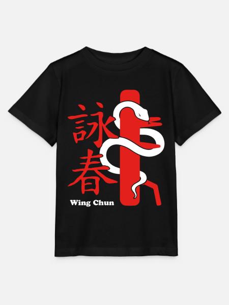 Wing Chun Kung Fu - Stanley/Stella Kinder T-Shirt MINI CREATOR - Schwarz