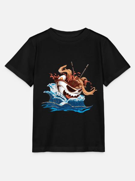 Japanische Suppe - Stanley/Stella Kinder T-Shirt MINI CREATOR - Schwarz