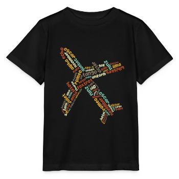 Pilote pilote pilote pilote - T-shirt bio MINI CREATOR Stanley/Stella Enfant - noir - Devant - Mikhail (115cm)
