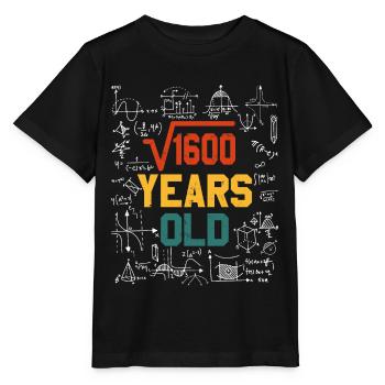 Racine racine carrée Mathe 40 anniversaire - T-shirt bio MINI CREATOR Stanley/Stella Enfant - noir - Devant - Mikhail (115cm)