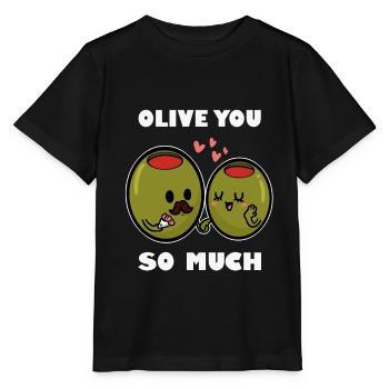 Olives gift - Stanley/Stella MINI CREATOR Kids’ T-Shirt - black - Front - Mikhail (115cm)